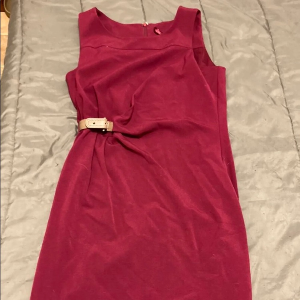 Belted Fuschia Worthington’s Dress size 10